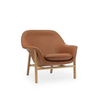 Normann Copenhagen Drape Lounge Chair Low Oak - Ultra 41574 sida