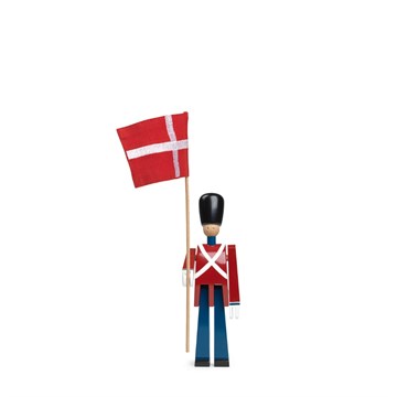 Kay Bojesen Mini Fanebærer med tekstilflag