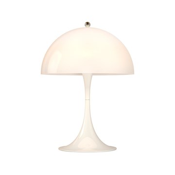 Louis Poulsen Panthella Mini Bordlampe - Opal akryl hvid